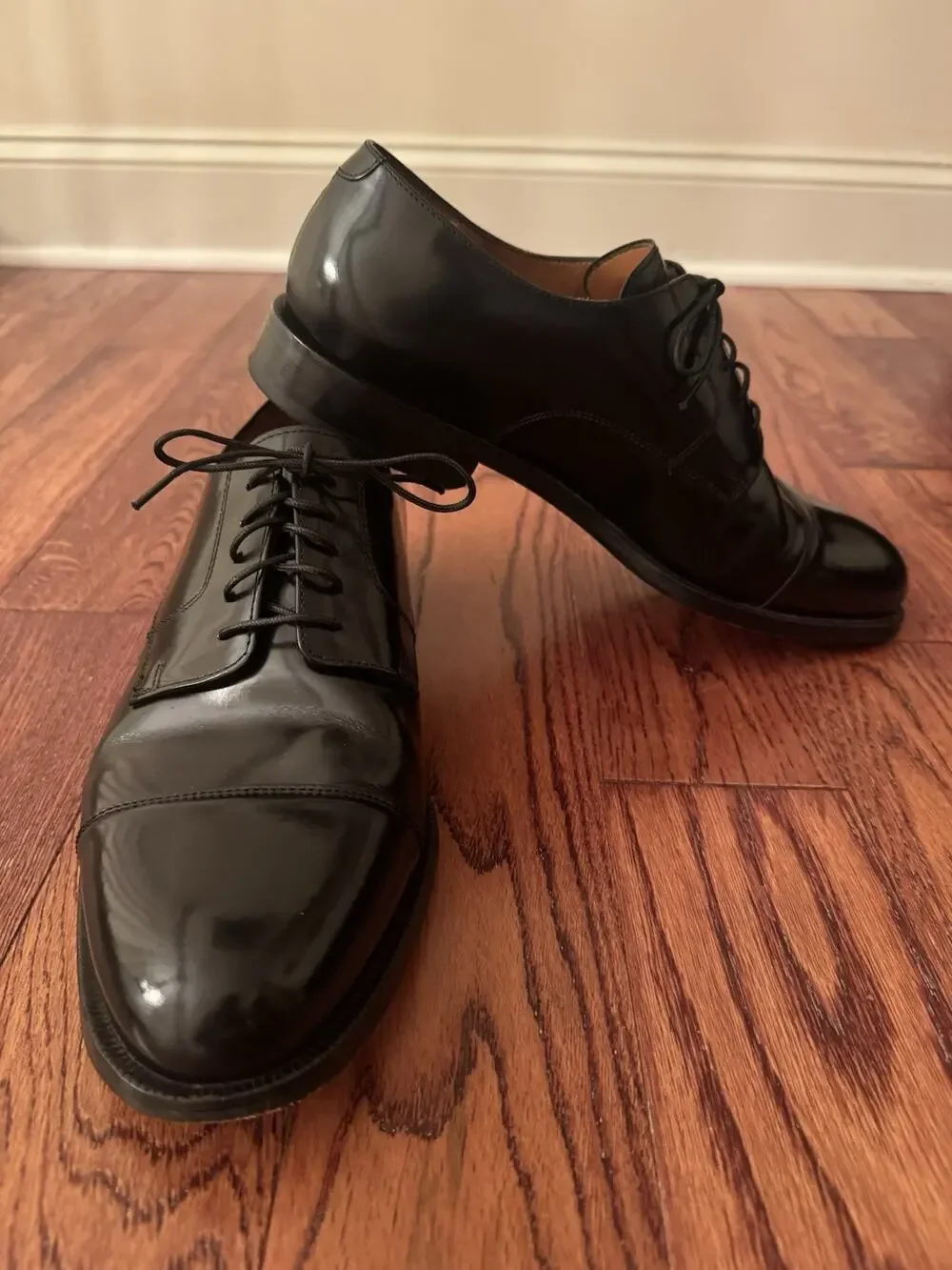 Cole Haan City Caldwell Oxford Dress Shoes Mens 10.5 D Leather Lined Lace Up